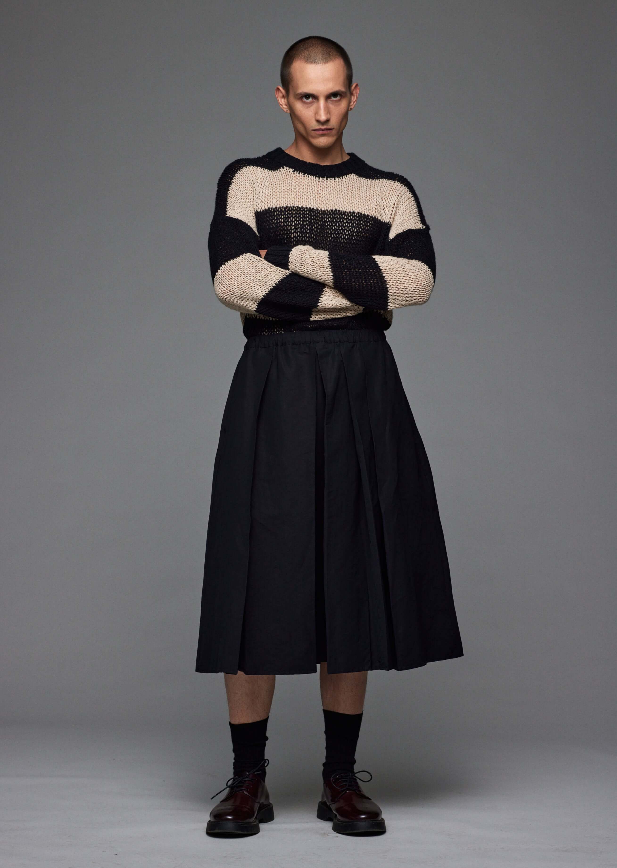 COMO KILT black Adnym Atelier