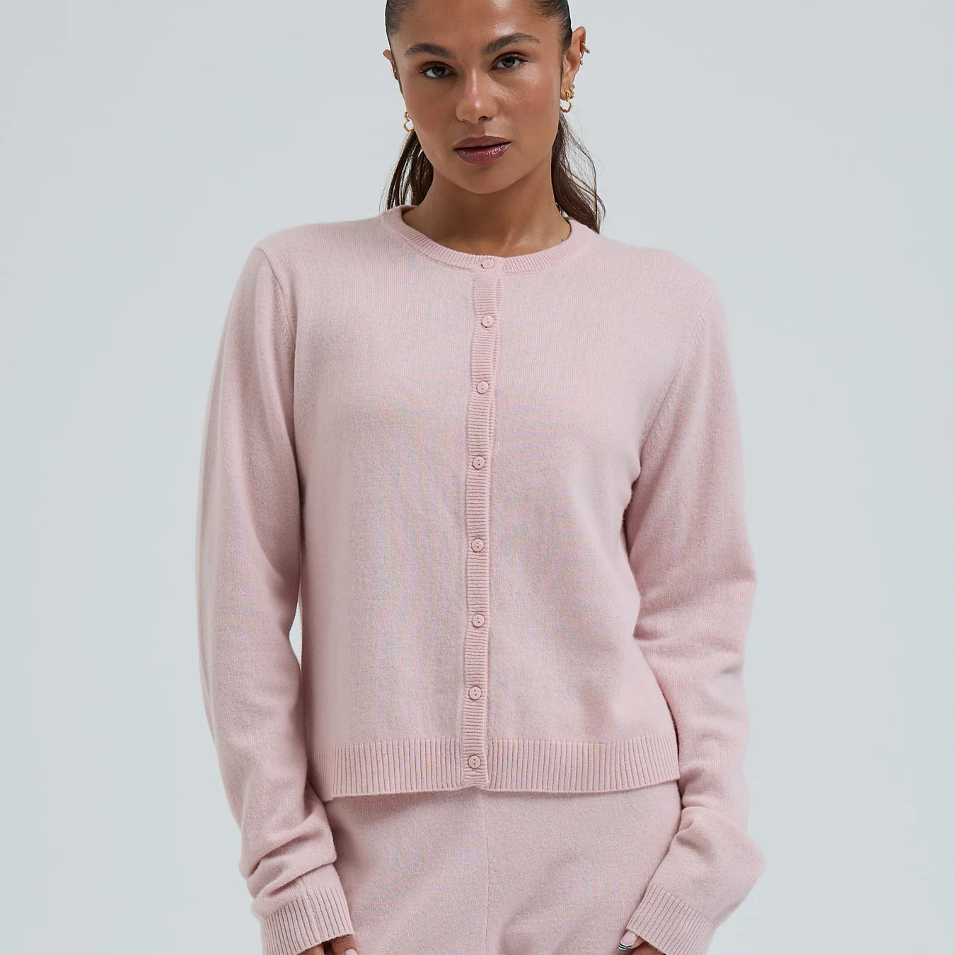 Wool Cashmere Classic Cardigan