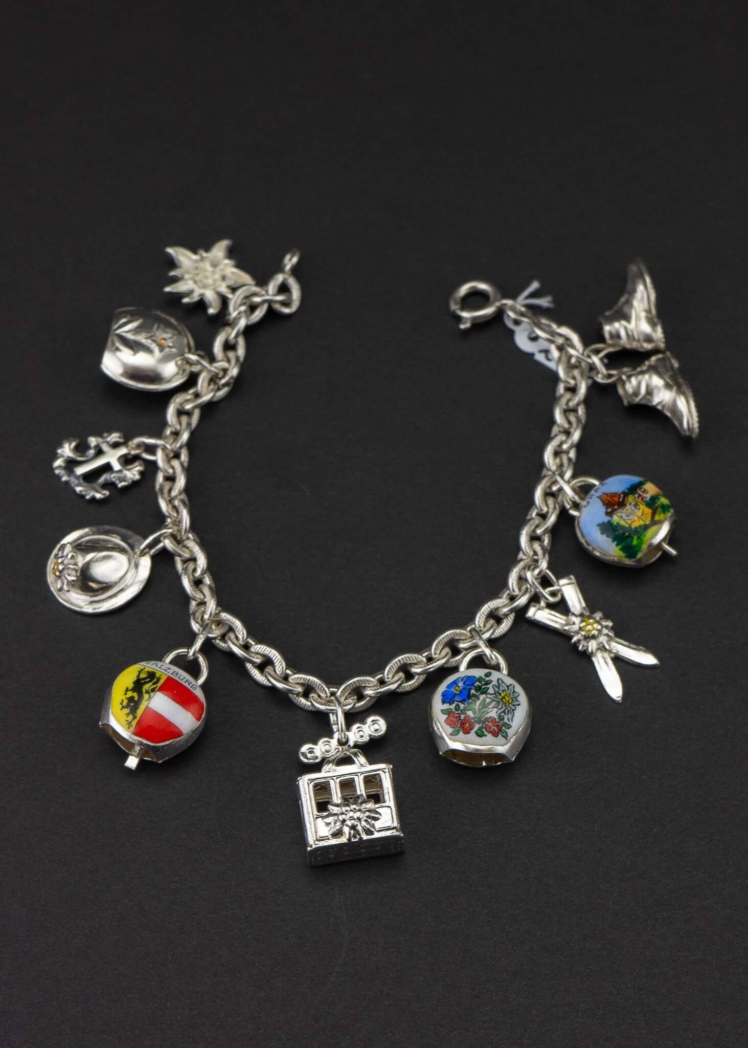 Vintage silber Bettelarmband