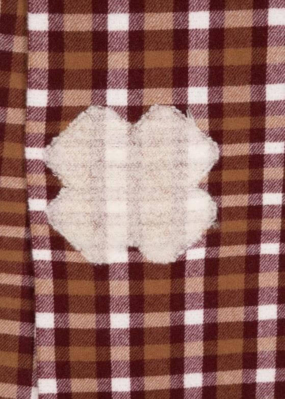 Henrik-Vibskov-Cross-Wool-Scarf-Rust-Grid-Cross