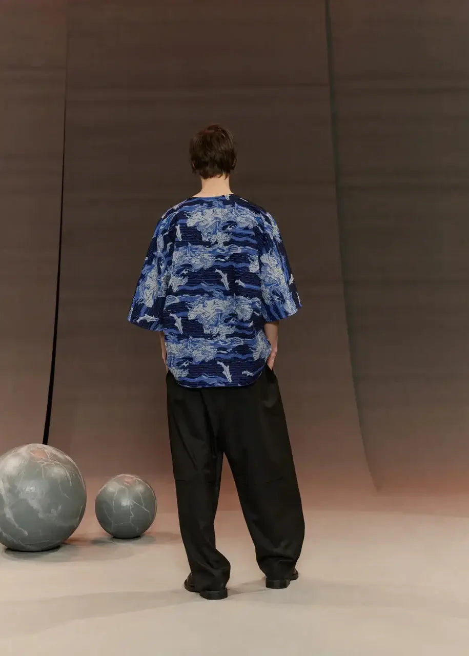 Henrik-Vibskov-Dart-Tee-Fishes-Blue