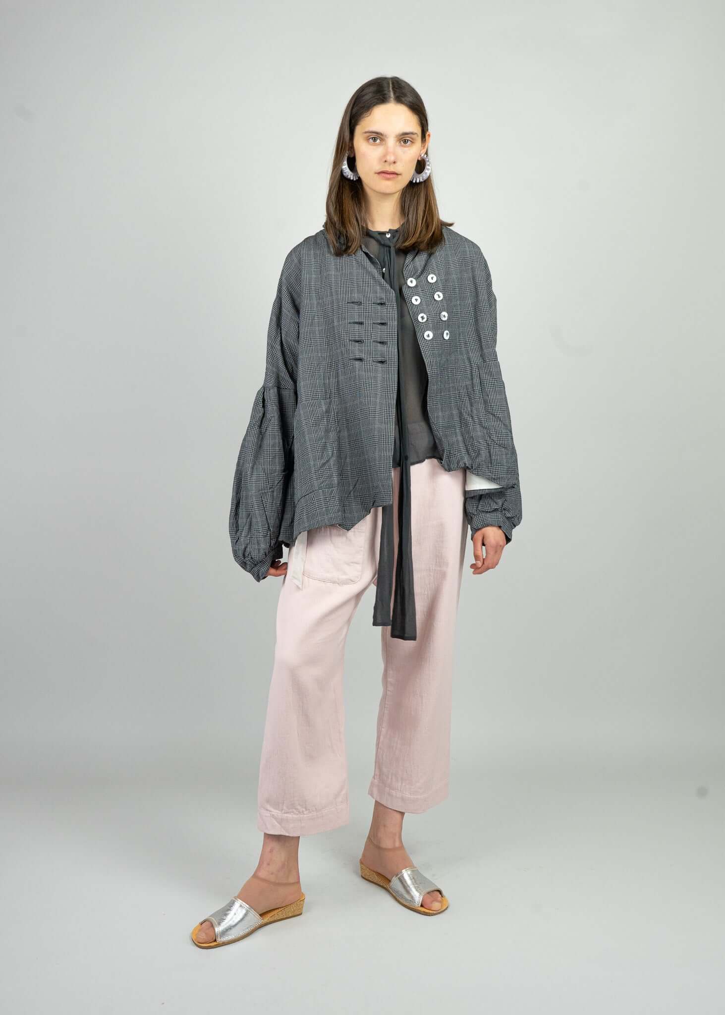 Pit Jacket Sula Grey Check