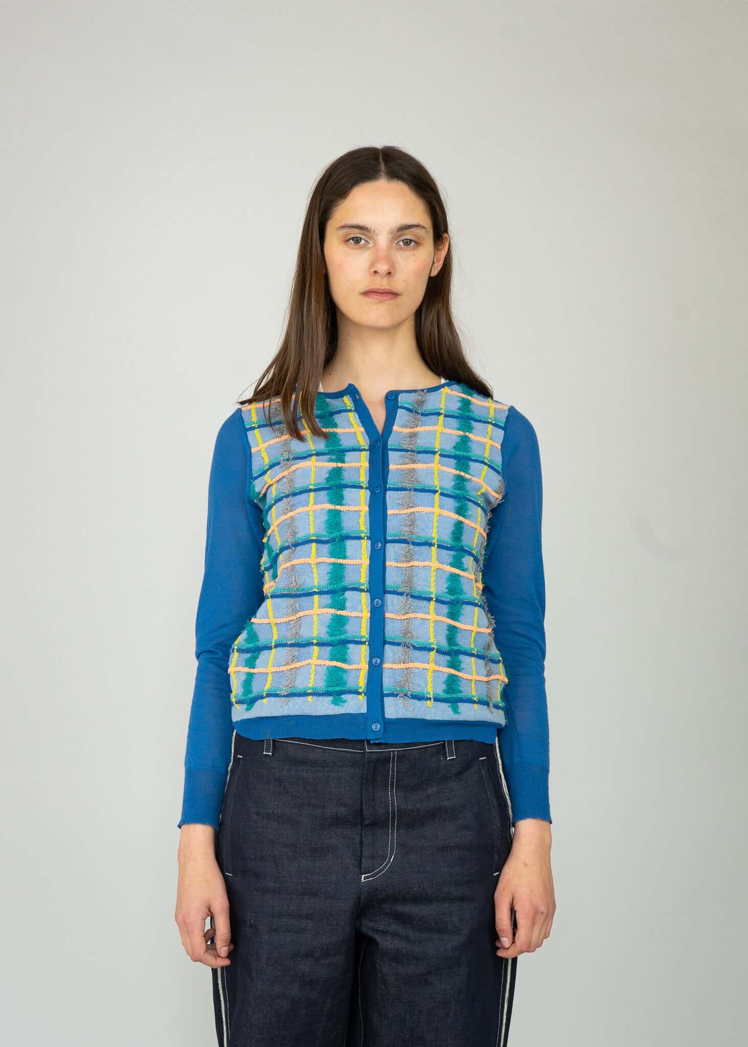 Antipast Knit Cardigan NF104-214 Blue