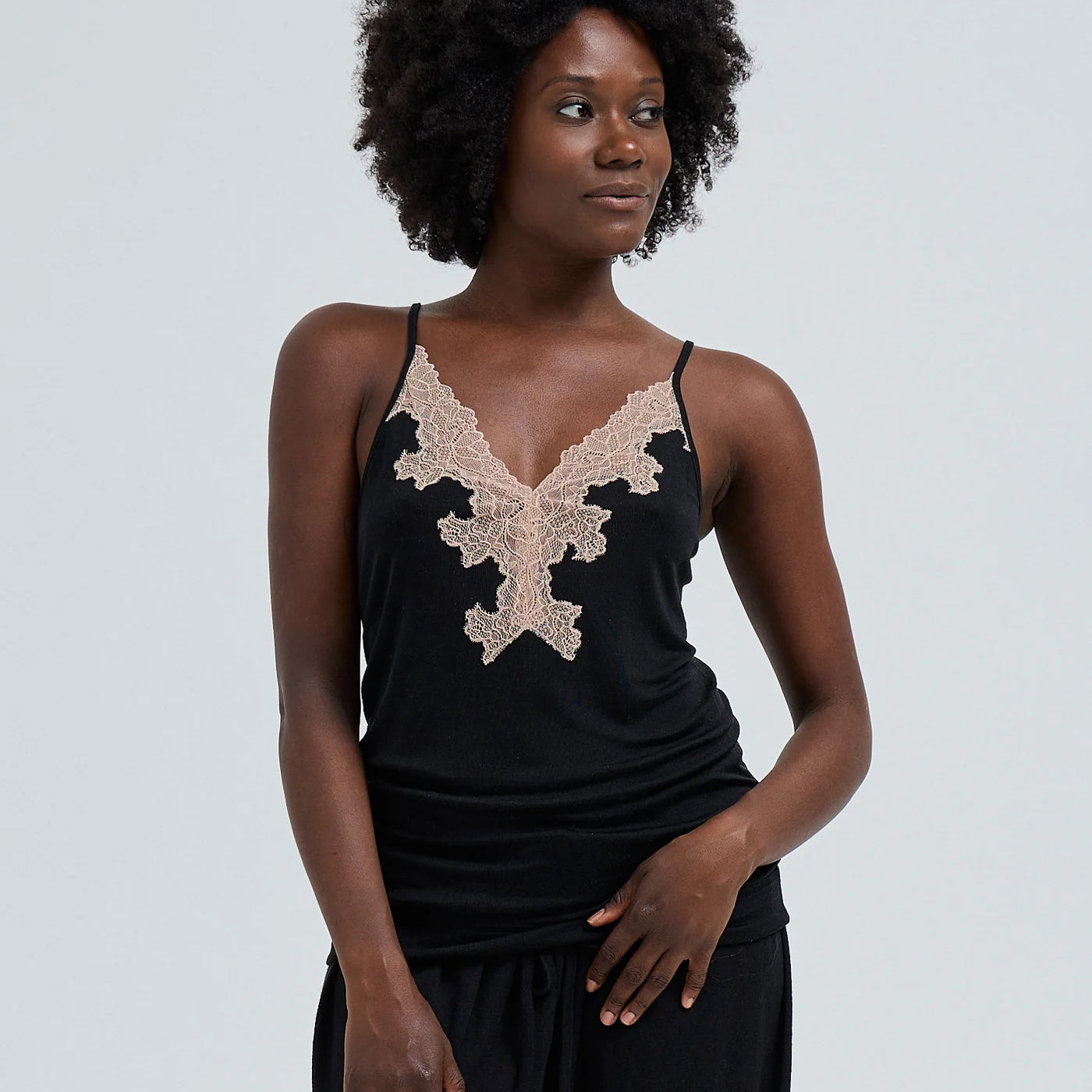 Lace Silk Cami