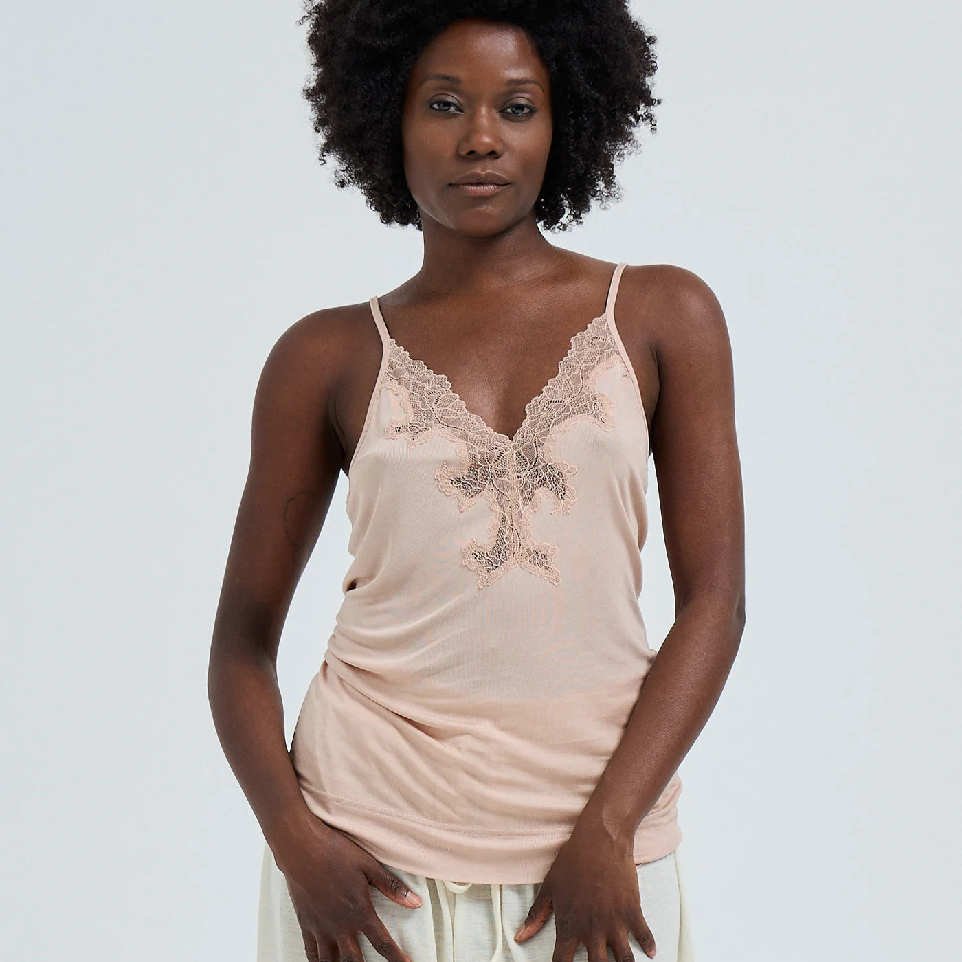 Lace Silk Cami