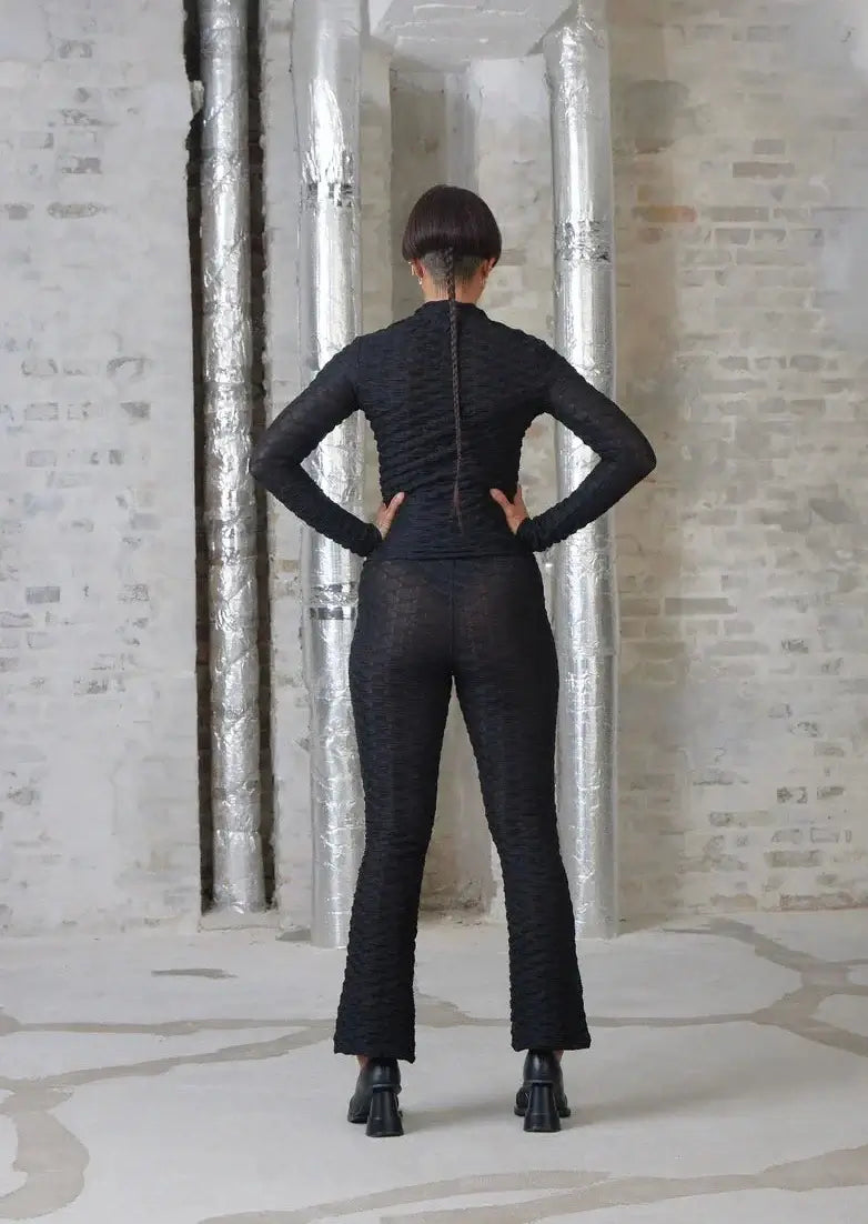 Henrik Vibskov_BUBBLE WRAP PANT - BLACK