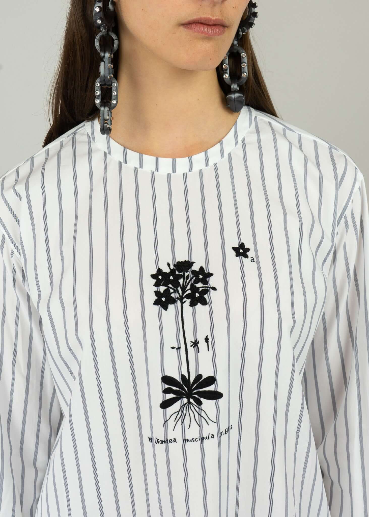 Antipast Woven Blouse LB92A Navy/Black