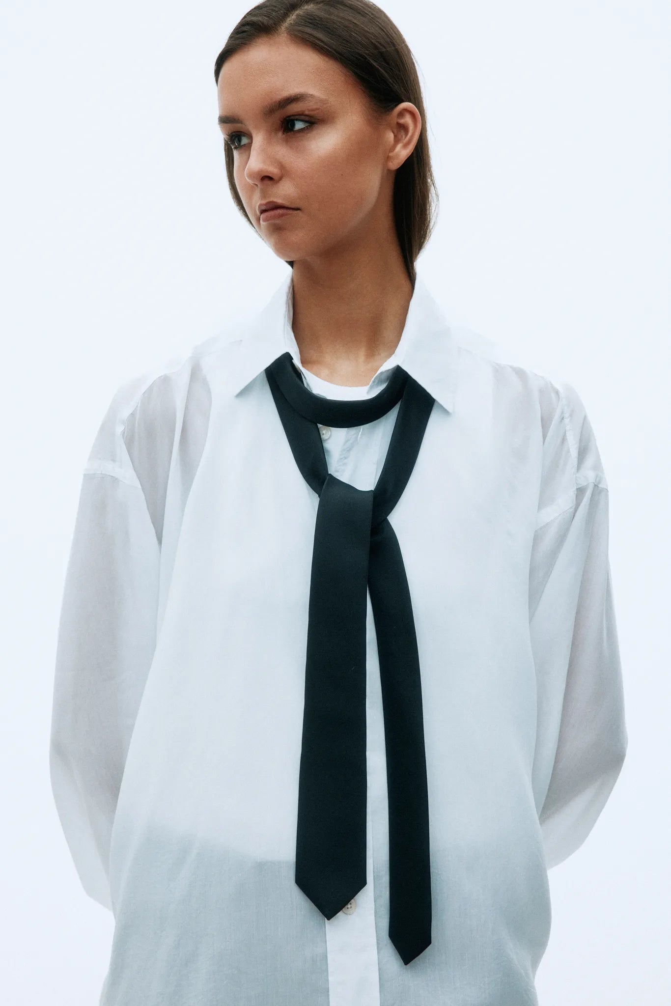 LONG TIE 242 Black