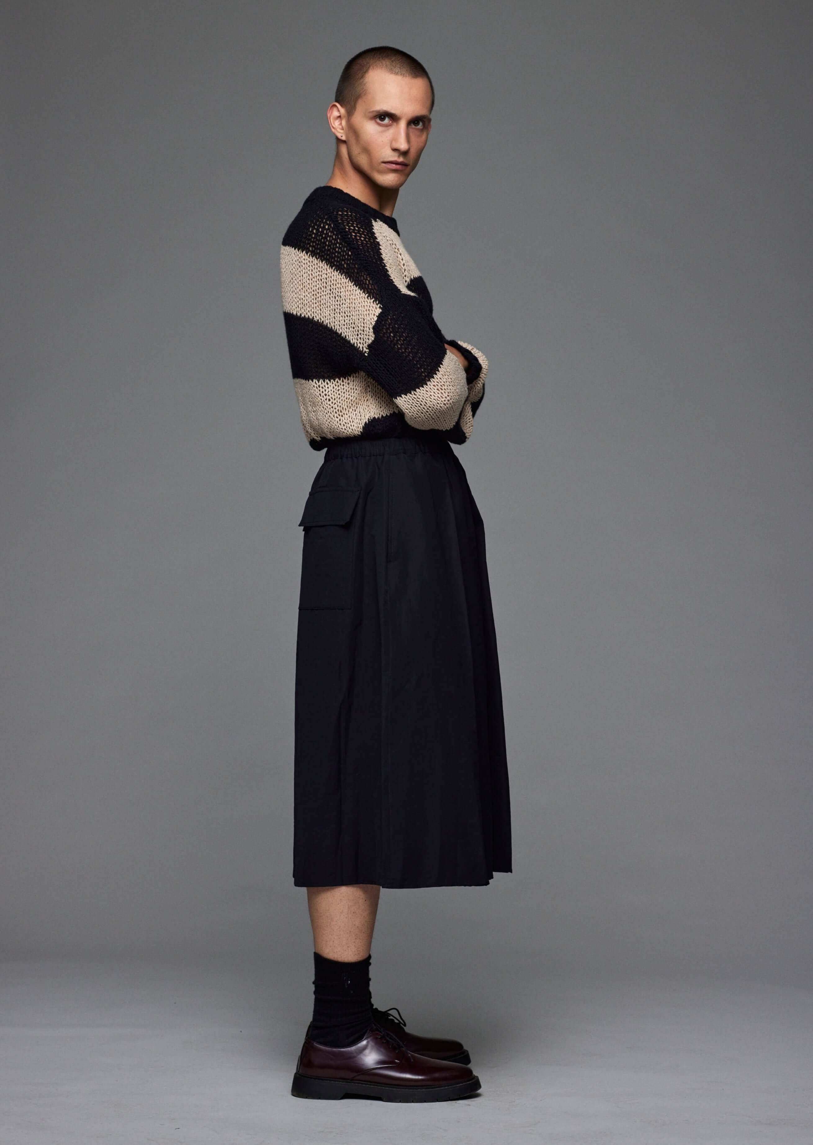 COMO KILT black Adnym Atelier