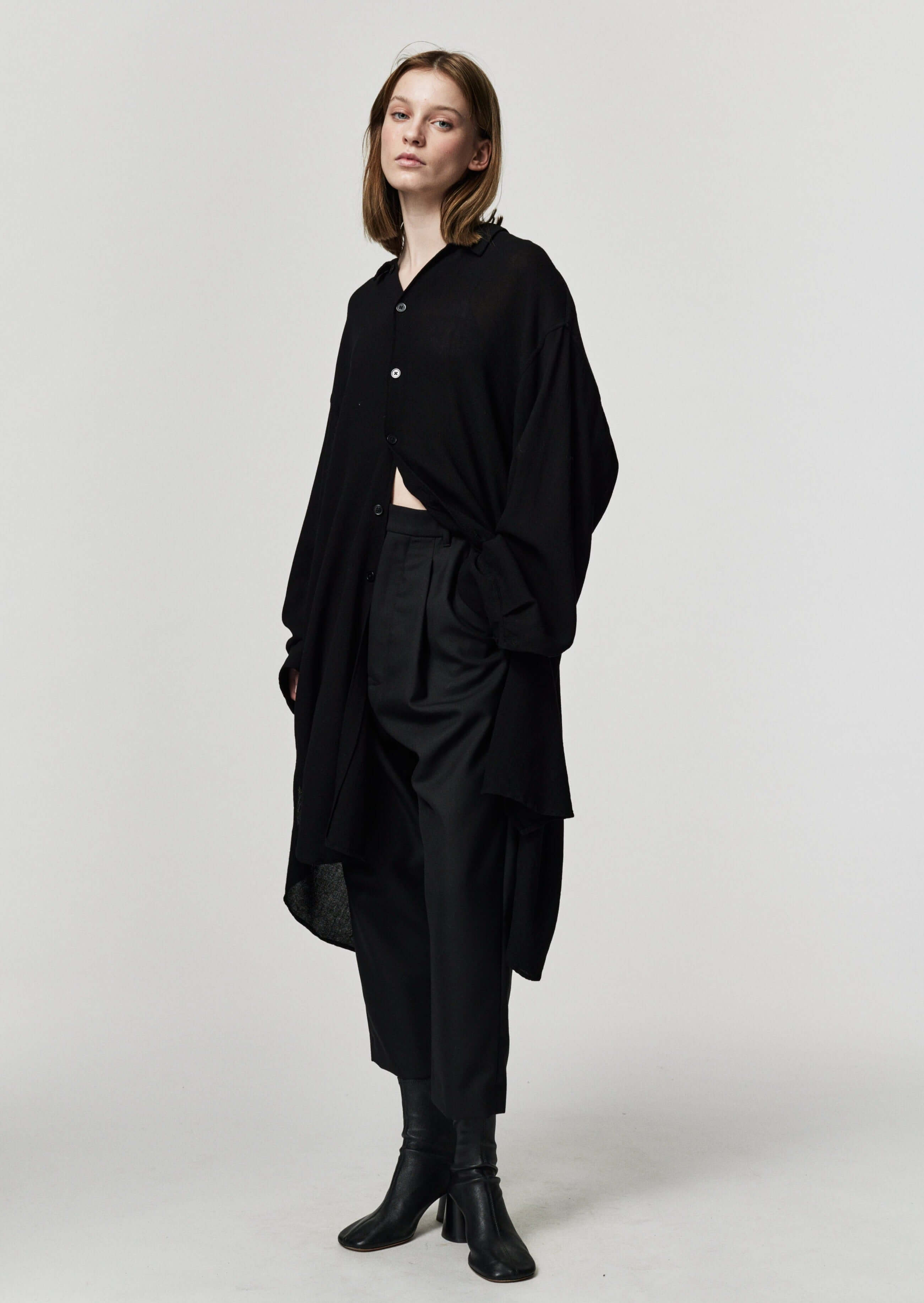 WORKO SHIRT black Adnym Atelier