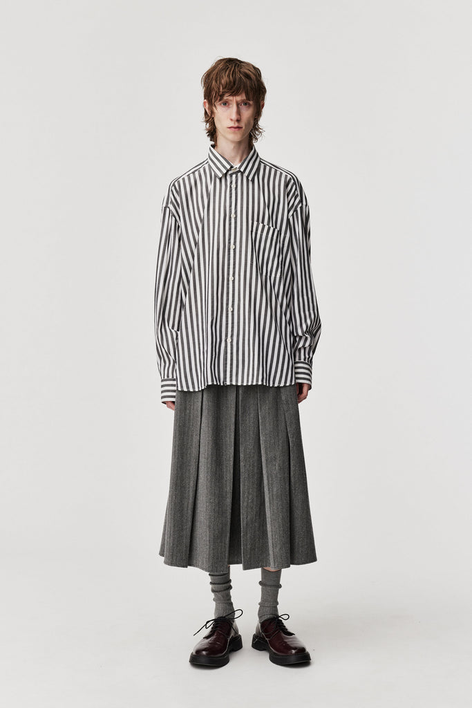 Adnym Atelier-Taq Shirt in Black Stripe