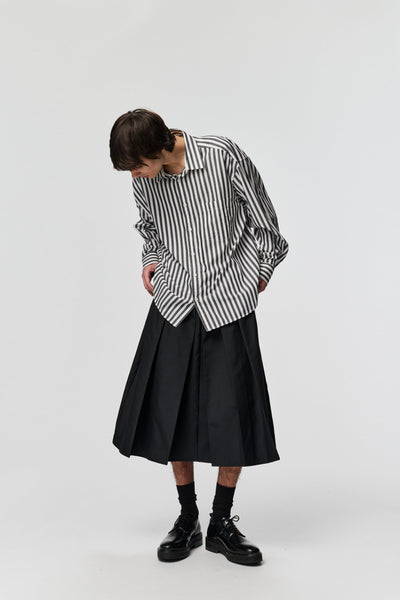 Adnym Atelier-Taq Shirt in Black Stripe