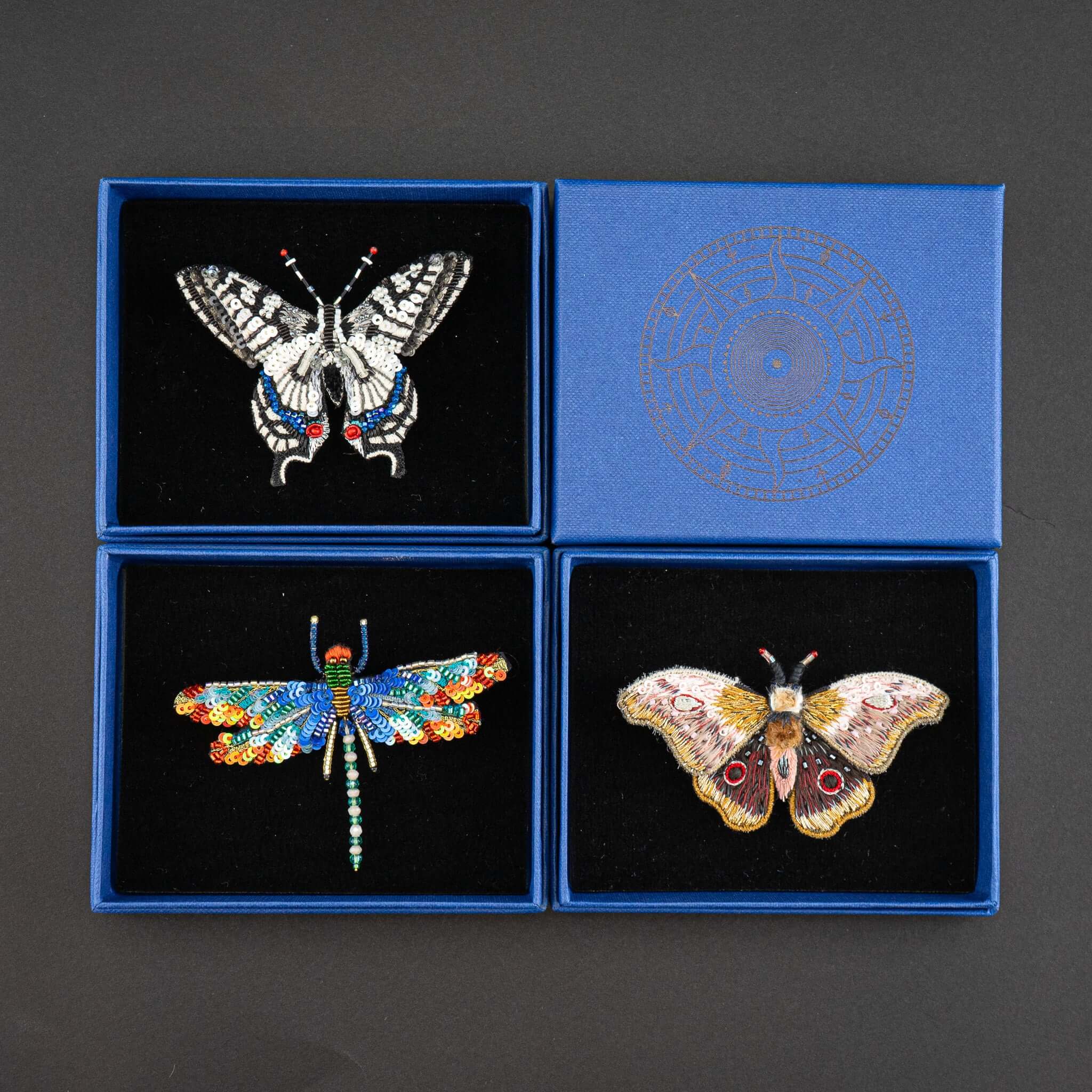 TROVELORE-Emperor Mopane Moth Brooch Pin