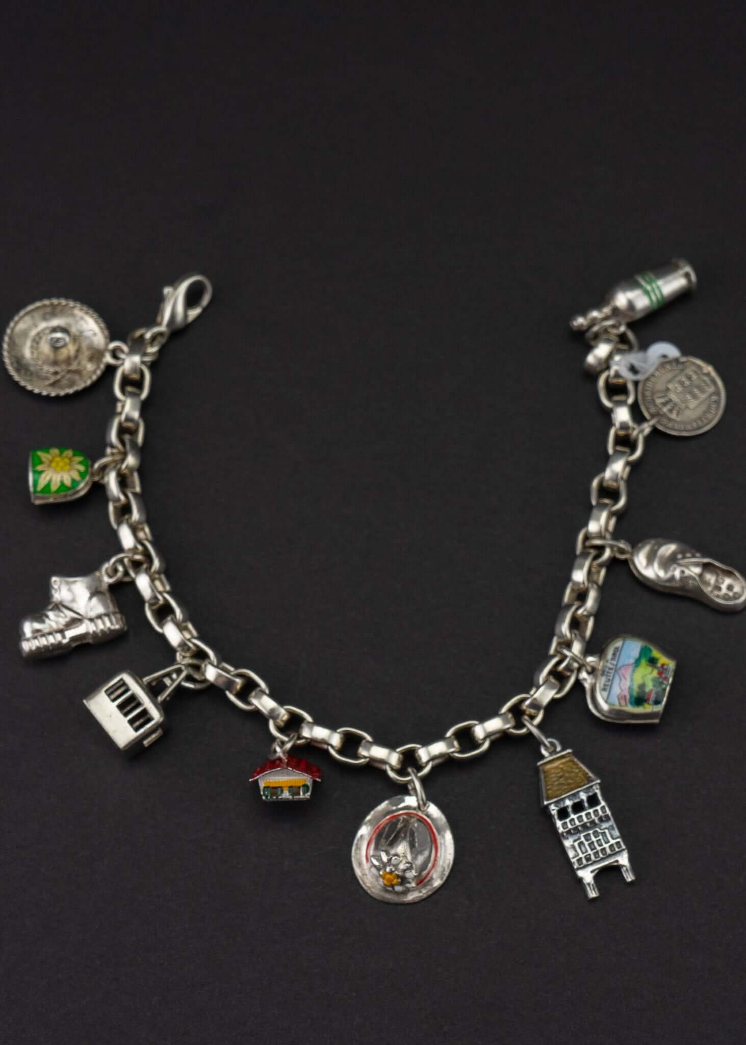 Vintage silber Bettelarmband