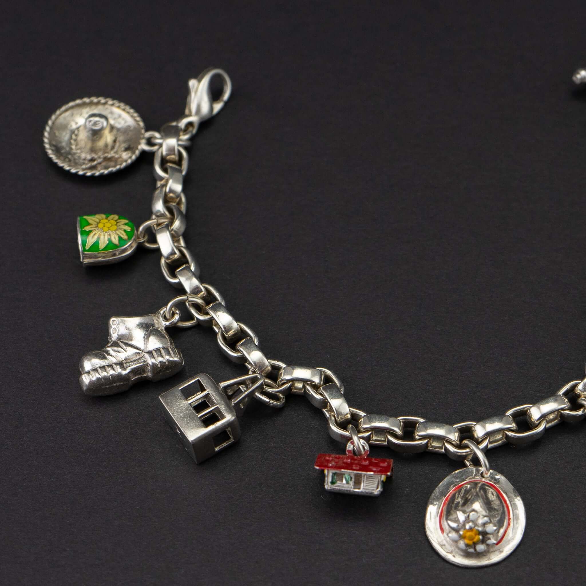 Vintage silber Bettelarmband