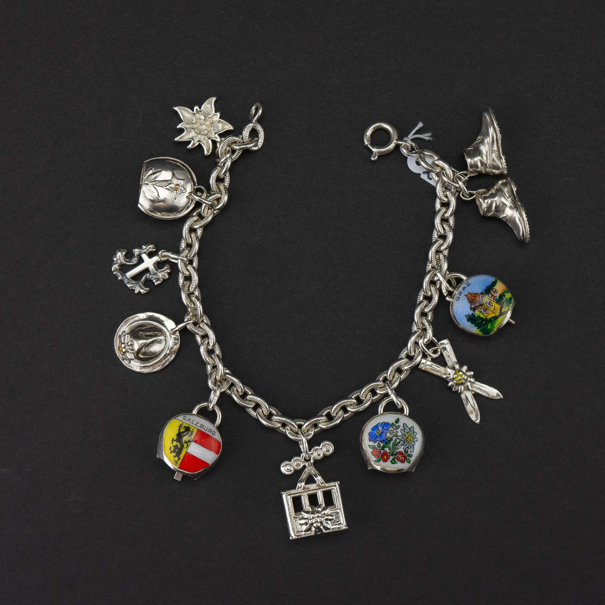 Vintage silber Bettelarmband