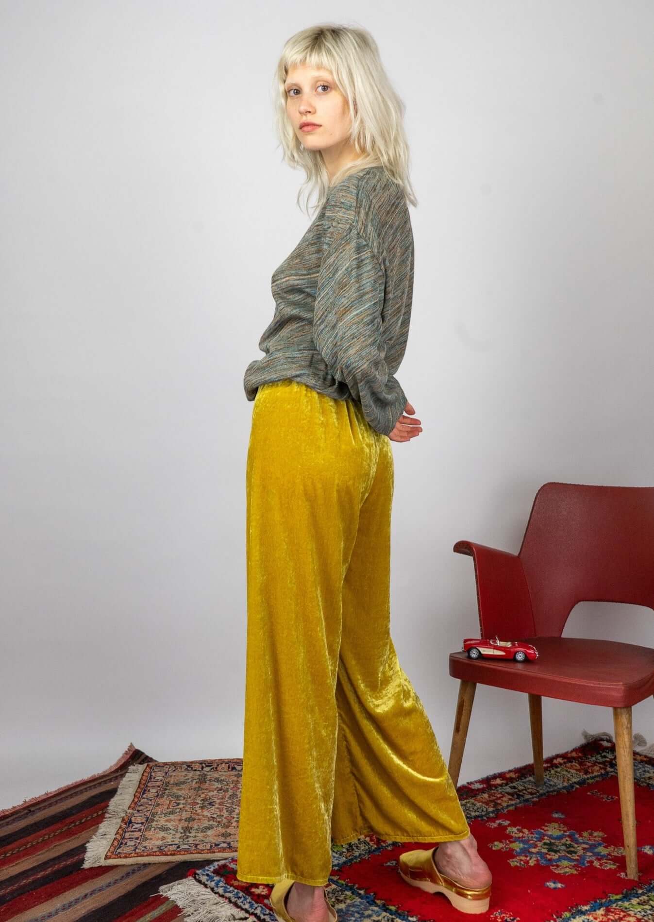 MODUS VIVENDI-Velvet Pants Simple