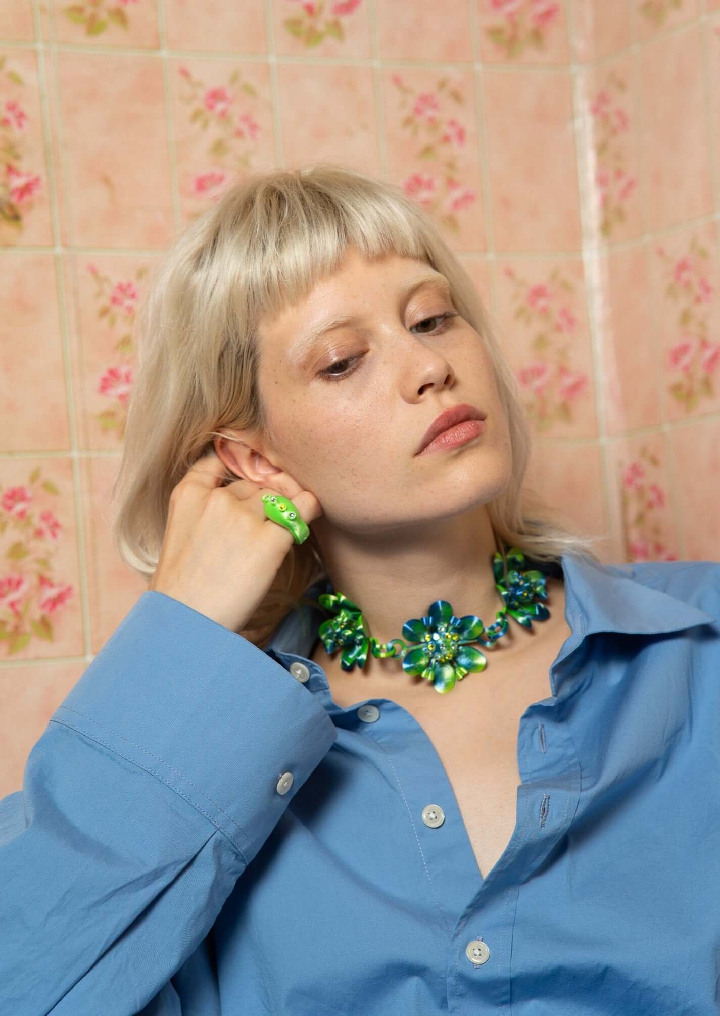 MULTI FLORANEMA NECKLACE ROUSSEY