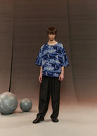 Henrik-Vibskov-Dart-Tee-Fishes-Blue