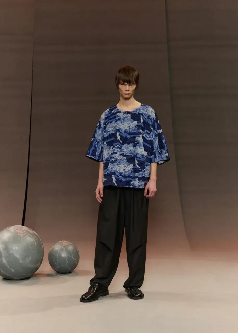 Henrik-Vibskov-Dart-Tee-Fishes-Blue