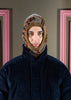 Henrik-Vibskov-Dusk-Knit-Balaclava-Orange-Mixed-Checks