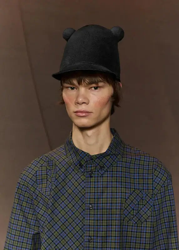 Henrik-Vibskov-Radar-Felt-Hat-Black-Felt