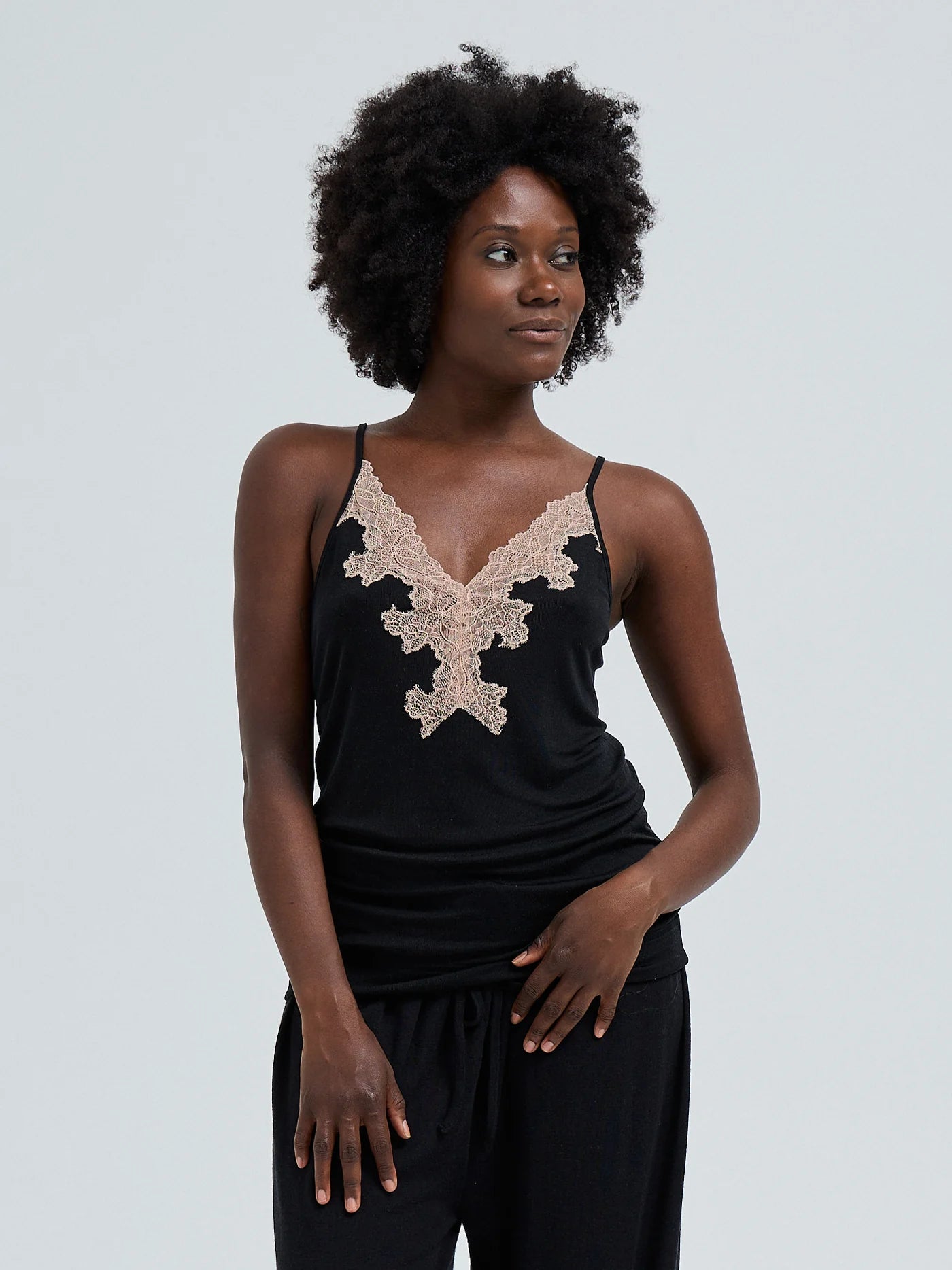 Lace Silk Cami