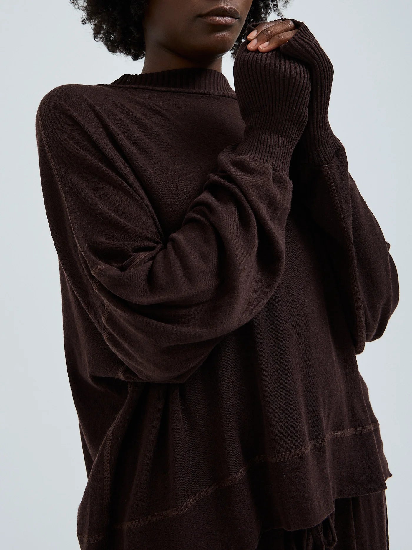 Wool Sporty Sweatshirt
