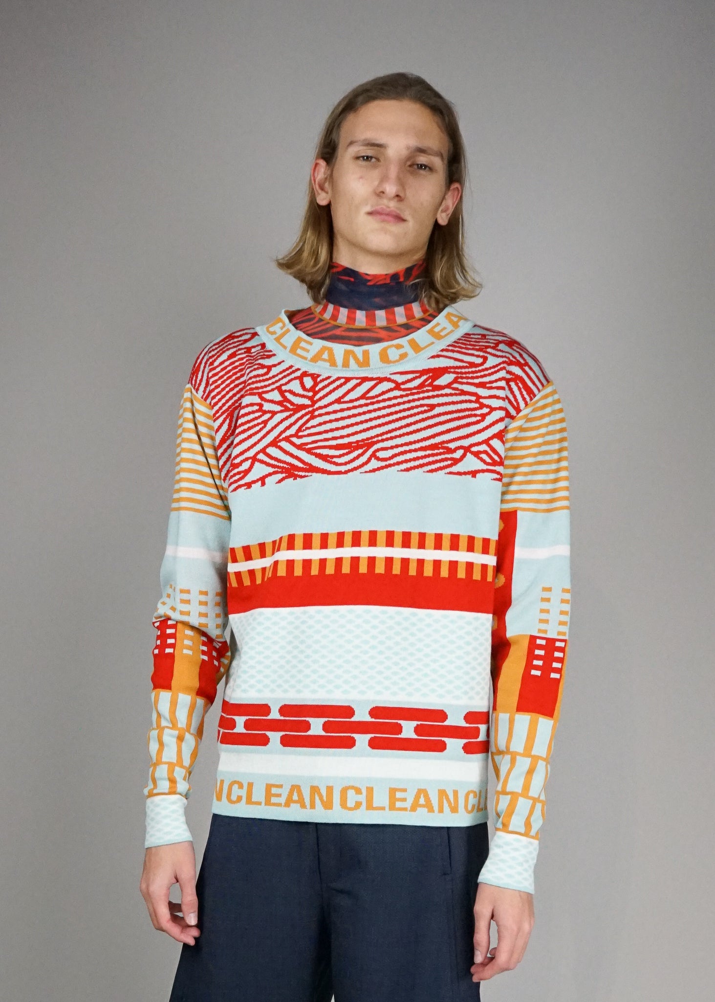 Clean Sweater Fresh Mint Henrik Vibskov